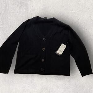 US Polo Girls Navy Blue Button Cardigan Sweater Size 5/6 Medium School Style